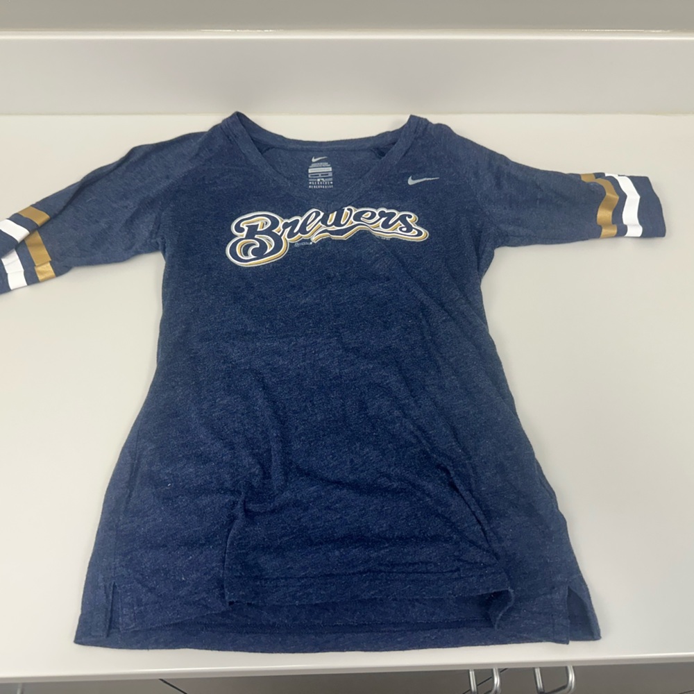 Nike Brewers Blue Shirt